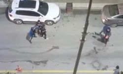 Sokak ortasında silahlı kavga çıktı