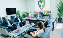 Amedspor Başkanı Nahit Eren’e eski meslektaşlarından ziyaret