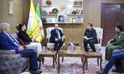 Mazlum Abdi ile Osman Baydemir barış sürecini görüştü