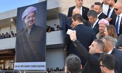Mesut Barzani’ye Cizre’de sevgi seli ve coşkulu karşılama