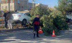 Diyarbakır’da dehşet anlar: Araçlar refüje savruldu