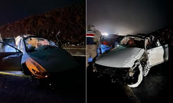 Diyarbakır’da otomobil takla attı: 1 ölü 1 yaralı