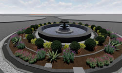 Diyarbakır’da tarihi süs havuzu için peyzaj çalışması