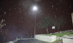 Elazığ'ın yüksek kesimlerine mevsimin ilk karı düştü