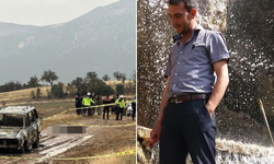 Yanmış aracın yanında başı olmayan çoban cesedi bulundu
