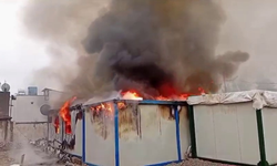 Adıyaman’da konteynerde çıkan yangın korkuttu