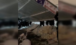 Dicle Üniversitesi yurdunda otopark çatısı çöktü