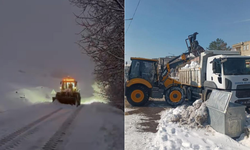 Diyarbakır Çermik’te karla mücadele: Yollar ulaşıma açıldı