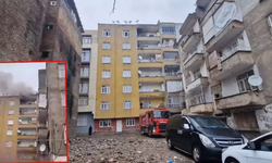 Diyarbakır'da 7 katlı apartmanda yangın