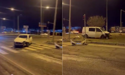 Diyarbakır’da korkutan kaza: Transit refüje çıktı