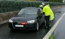 Yasa dışı çakar kullanan sürücüye 414 bin TL ceza