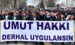 Diyarbakır’da avukatlardan “umut hakkı” yürüyüşü