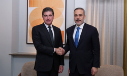Neçirvan Barzani ile Hakan Fidan görüştü