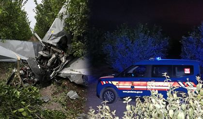 Adana'da eğitim uçağı düştü: 2 yaralı