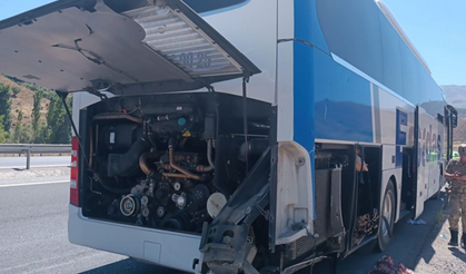 Erzincan’da yolcu otobüsü kaza yaptı: 1 ölü