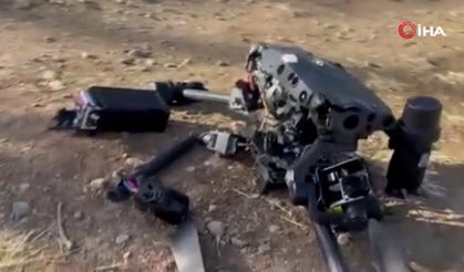Kaçak elektrik denetimi yapan drone keleşle vuruldu