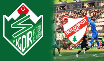 Iğdır FK ile Boluspor arasında 1-1'lik beraberlik