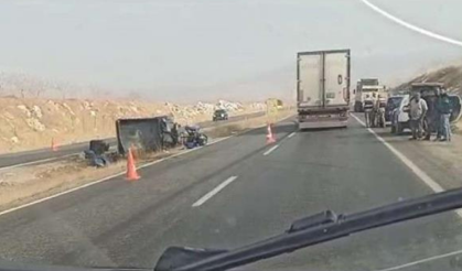 Siirt’te patpat devrildi: Sürücü ağır yaralı