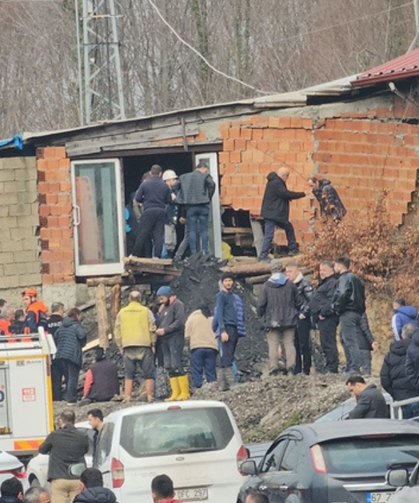 Zonguldak'ta maden ocağında göçük