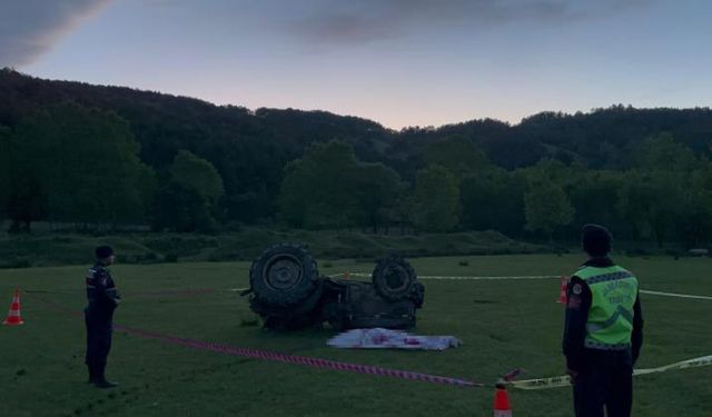 Bursa’da çocuklar devrilen traktörün altında kaldı: 1 ölü, 2 yaralı