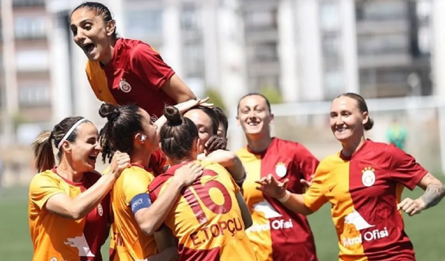 Kadınlar Süper Ligi'nde Galatasaray şampiyon!