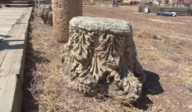 Adıyaman'da tarihi objeler yeniden Perre Antik Kent'te sergileniyor