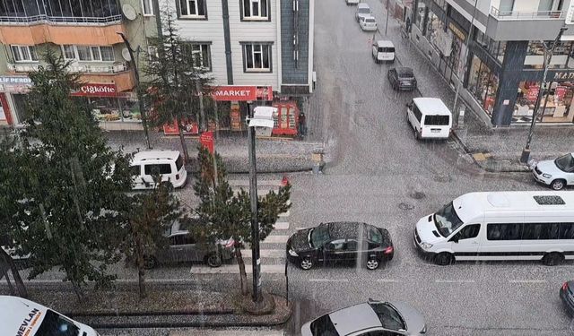 Tatvan'da dolu ve sağanak yağışlar hayatı olumsuz etkiledi