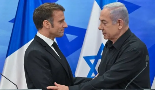 Macron'dan Netanyahu'ya tepki: Barbarlıkla medeniyet savunulamaz