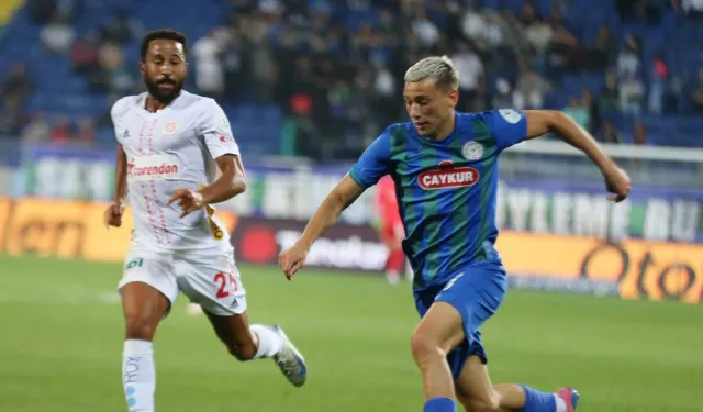 Rizespor Antalyaspor'u yendi: 2-1'lik skorla 3 puanı kaptı