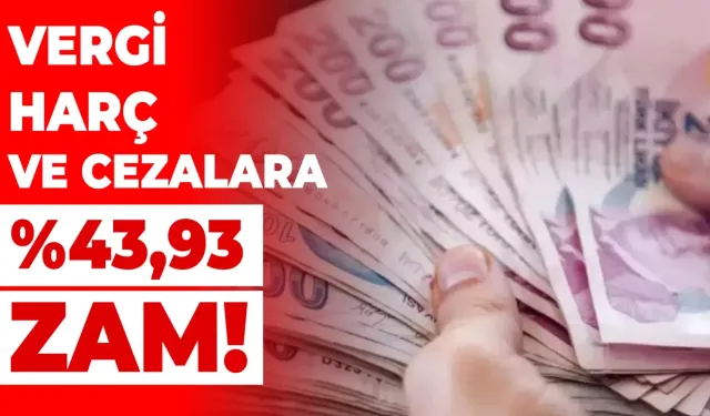 2025 Vergi ve Harç zamları belli oldu!