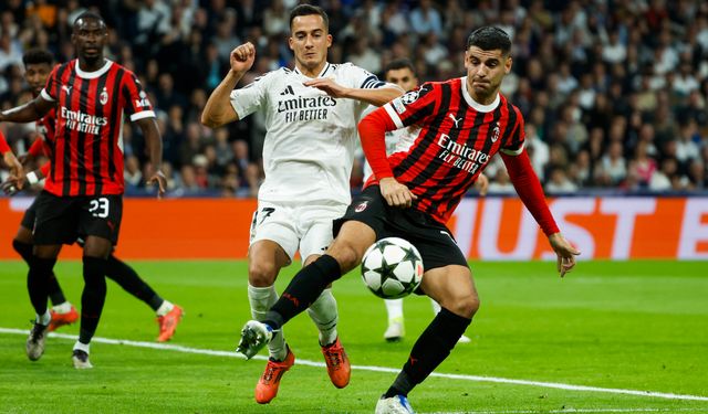 Şampiyonlar Ligi'nde Milan'dan Bernabeu'da Real Madrid'e şok!