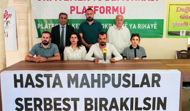 Şanlıurfa Emek ve Demokrasi Platformu'ndan hasta mahpuslar için çağrı