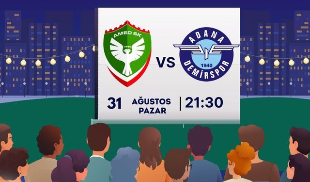 Bismil’de Amedspor heyecanı dev ekrana taşınıyor