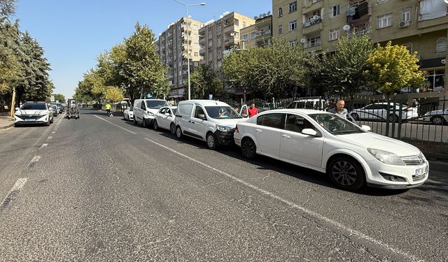 Diyarbakır’da zincirleme trafik kazası