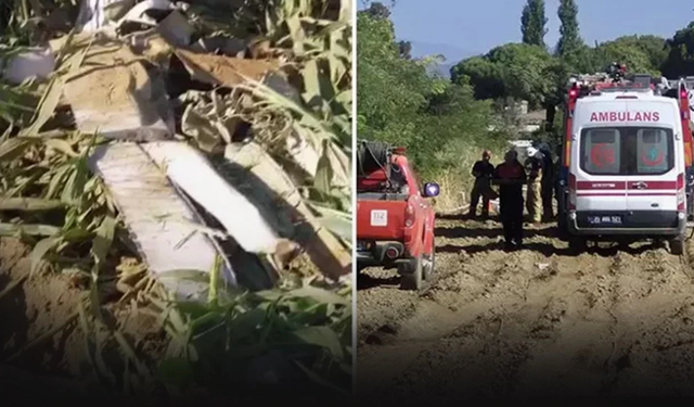 Eğitim uçağı düştü: 1 ölü