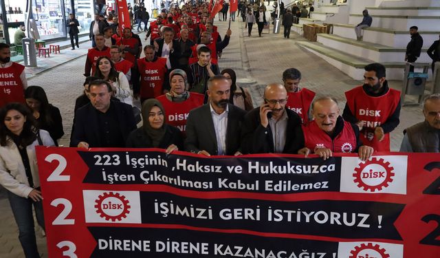 Van’da kayyım tarafından işten çıkarılan işçilerin direnişi sürüyor