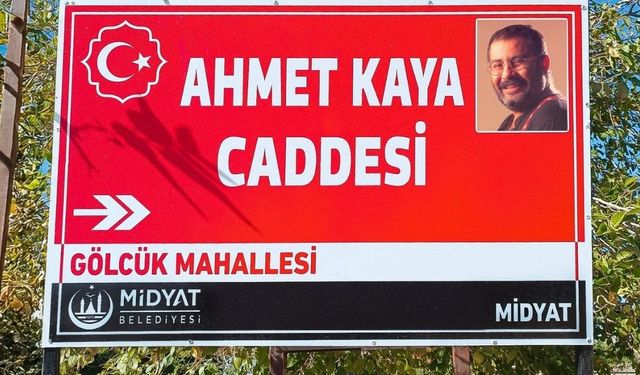 AK Parti’li belediye, caddeye Ahmet Kaya adını verdi