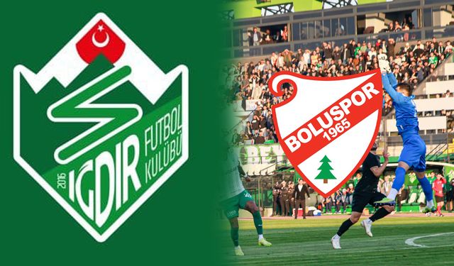 Iğdır FK ile Boluspor arasında 1-1'lik beraberlik