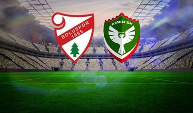Boluspor – Amedspor: İlk yarı 4-1