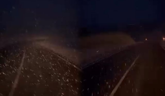 Diyarbakır’a sezonun ilk karı yağdı