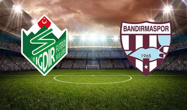 TFF 1. Lig’de Iğdır FK ve Bandırmaspor puanları paylaştı