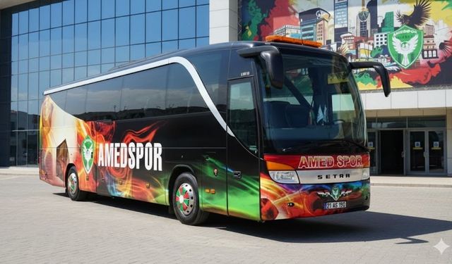 Amedspor'un yeni otobüsü görücüye çıkıyor
