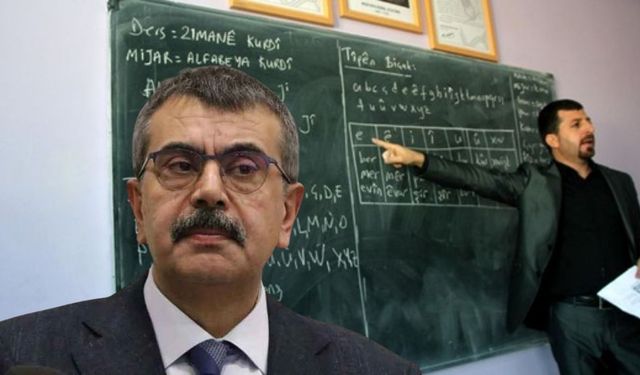 Bakan Tekin: Kürtçe için talep olursa öğretmen atarız