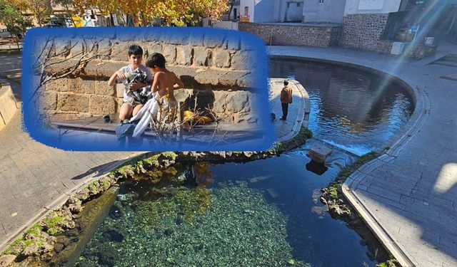 Diyarbakır’da çocuklar soğuk havaya rağmen Anzele’den vazgeçmiyor