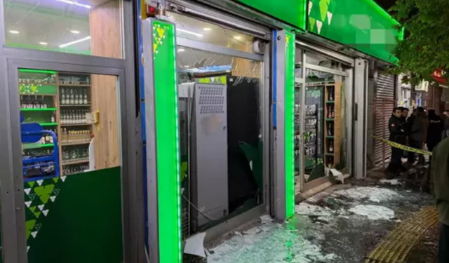 Diyarbakır’da markete patlayıcı saldırı