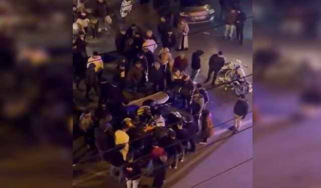 Diyarbakır’da motosiklet devrildi, acı dolu anlar görüntülendi