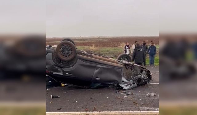 Diyarbakır’da otomobil takla attı: 1 yaralı