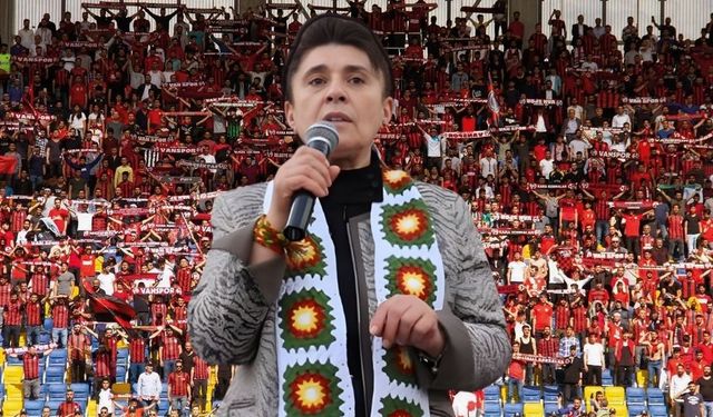 Tribünlerden Leyla Zana'ya destek, sahada Vanspor'dan fark