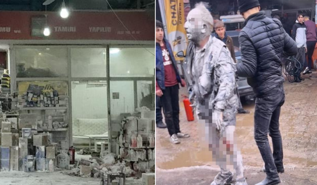 Diyarbakır’da oto sanayi dükkanında patlama