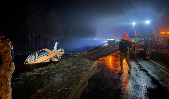 Şanlıurfa’da araç şarampole uçtu!